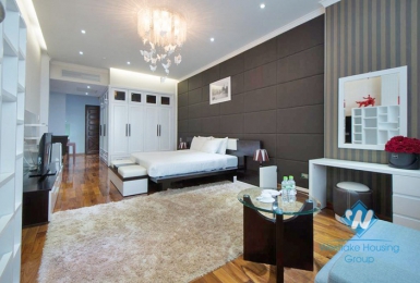 Deluxe studio apartment for rent on Pho Duc Chinh, Truc Bach